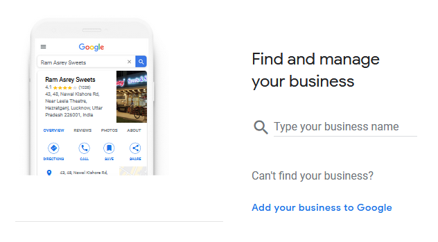 Google My Business Account - Find & Manage